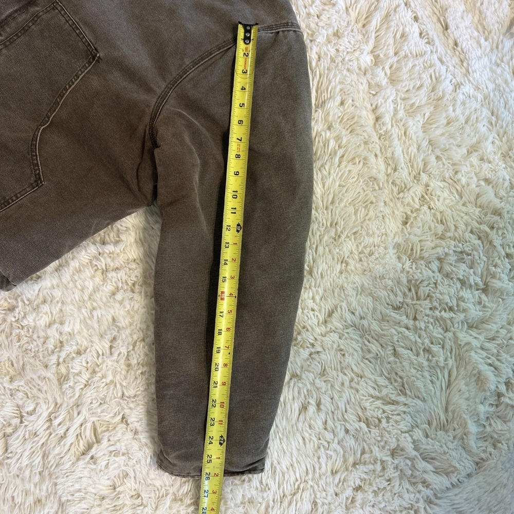 Carhartt J22-CHT Brown Vintage Mens XXL Arctic Jacket Corduroy Collar Distressed - Picture 8 of 16
